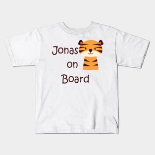 Jonas on board sticker Kids T-Shirt